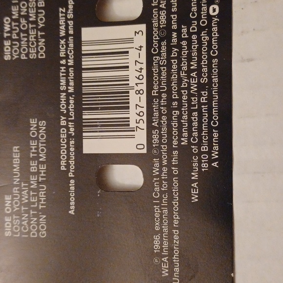 4/$30 Nu Shooz - Poolside Casette Tape - Picture 7 of 7